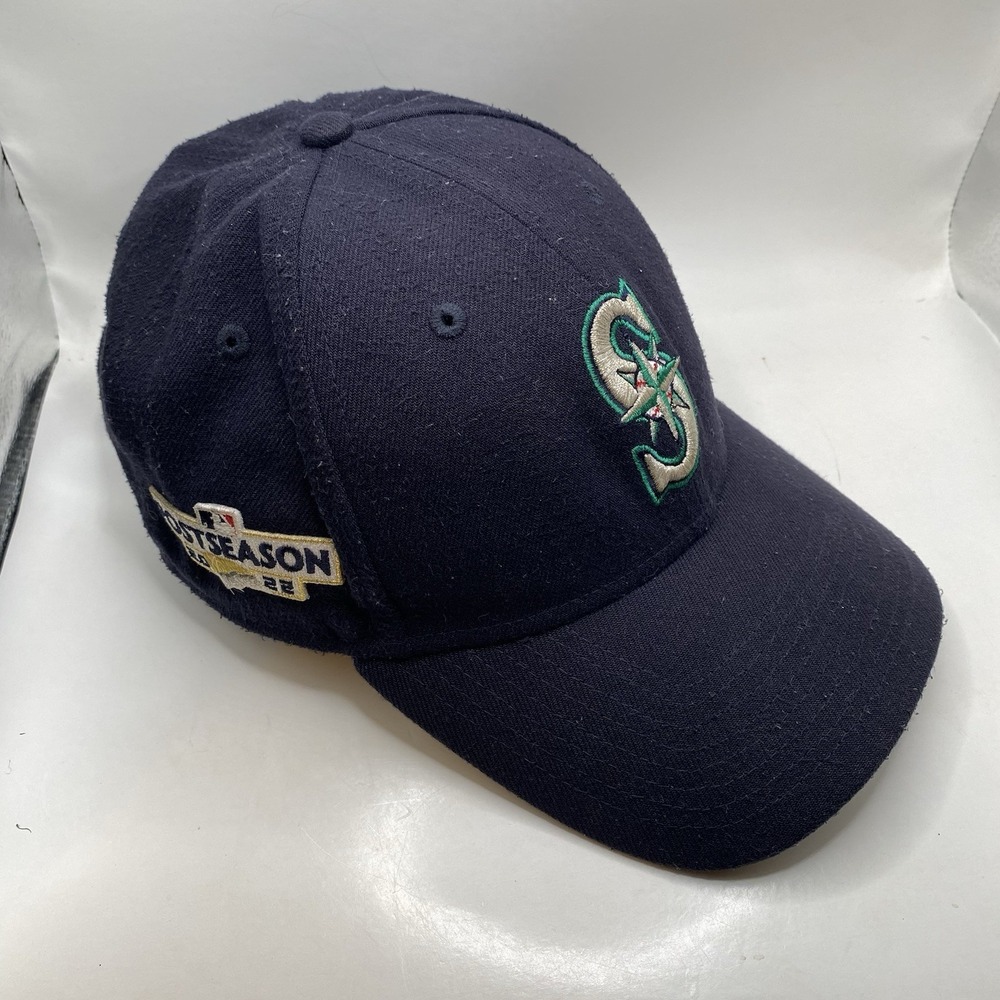 Seattle Mariners Hat New Era 9Forty Blue Strapback Adjustable Cleaned VGC